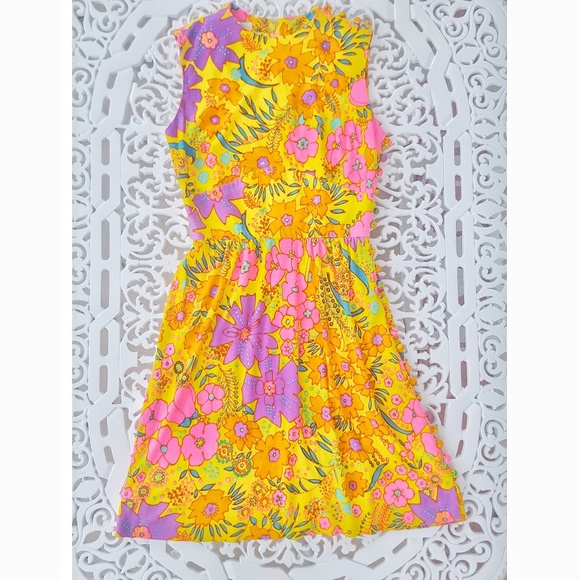 VINTAGE Floral Dress - Picture 3 of 6